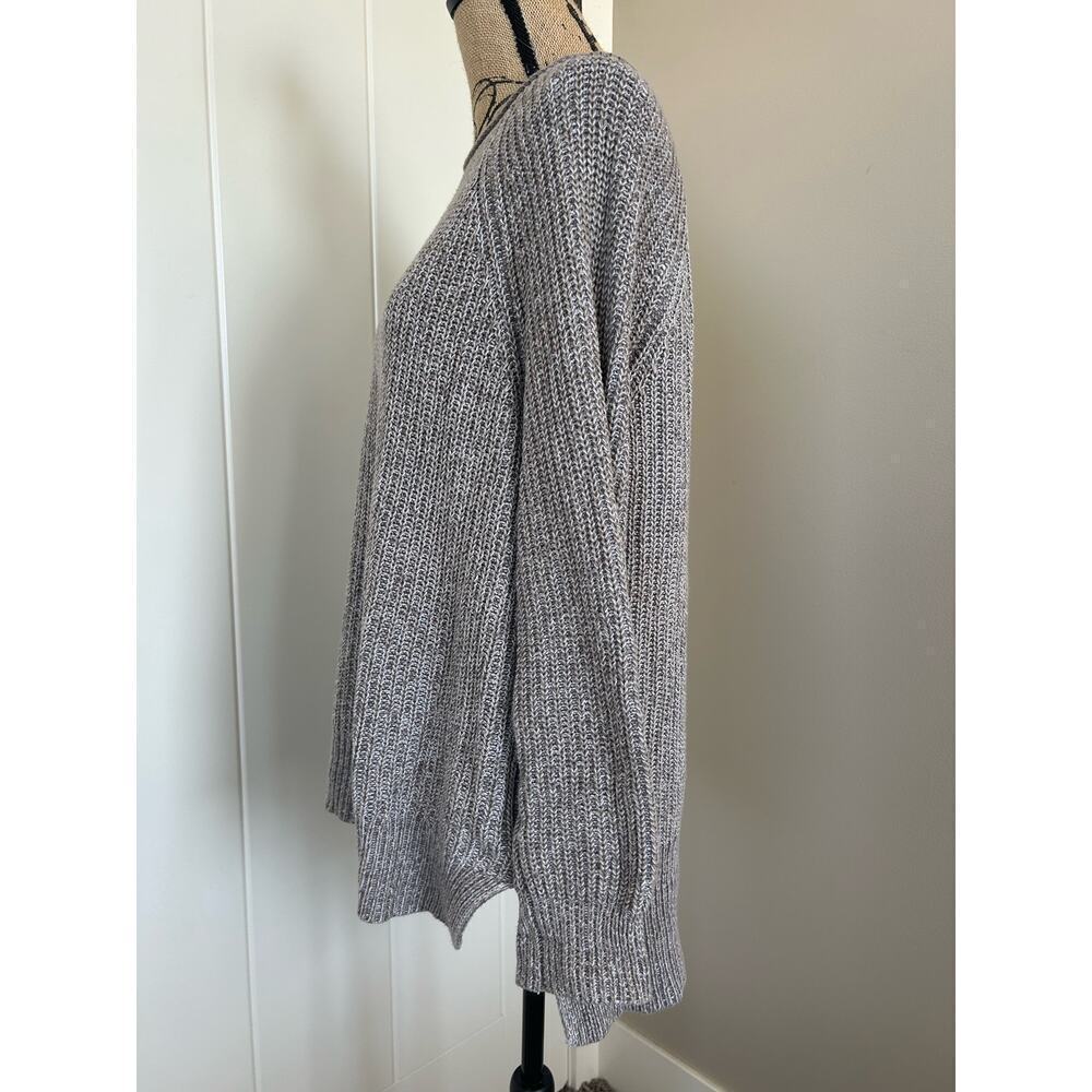 Ellen Tracey Crew Neck Knit Hi Low Hem Womens Sweater Size M - Picture 4 of 9